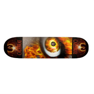 CALEBRAY AVFYRAR ÖGAT SKATEBOARD BRÄDA 19,5 CM
