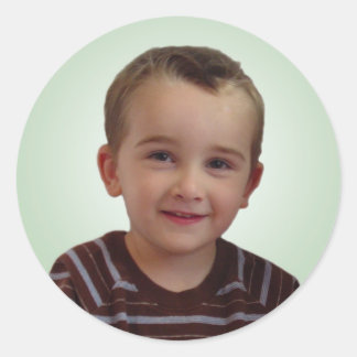 Caleb's ansikte-dekal runt klistermärke