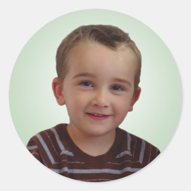 Caleb's ansikte-dekal runt klistermärke (Framsida)