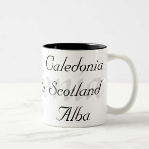 Caledonia Alba Skottland Två-Tonad Mugg