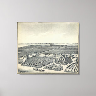 Caledonia vingårdlän, Fresno Canvastryck