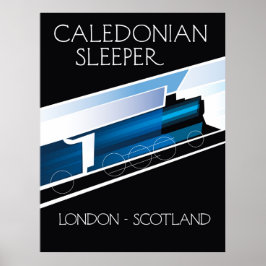 Caledonian Sleeper London Scotland-reseaffisch Poster