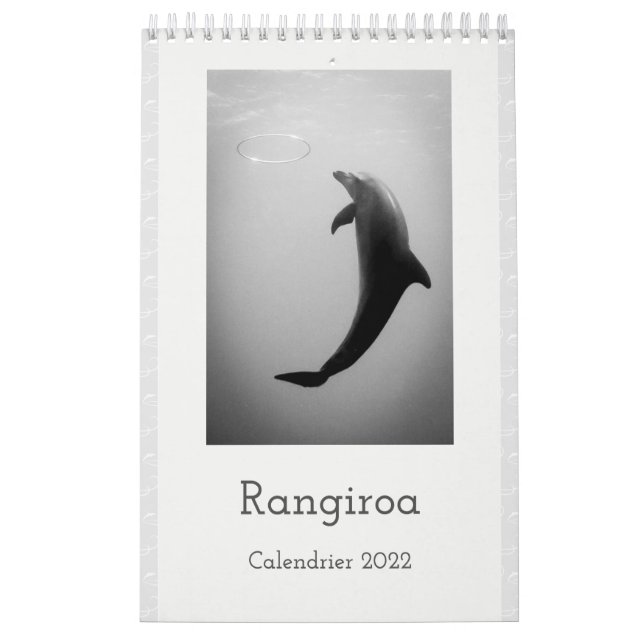 Calendar 2022 RANGIROA BW Kalender (Omslag)