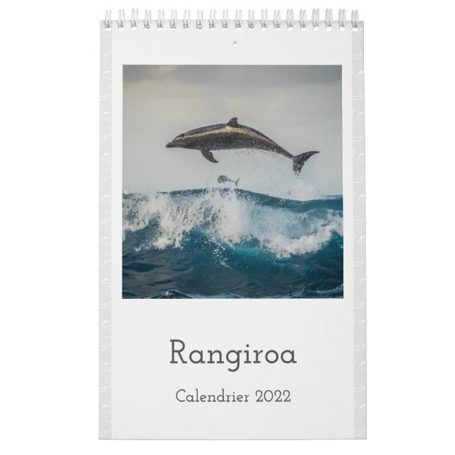 Calendar 2022 RANGIROA  Kalender (Omslag)