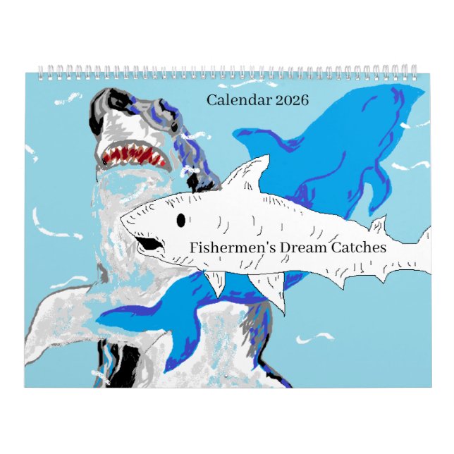Calendar 2026 Fishermen's Dream Catches  Kalender (Omslag)