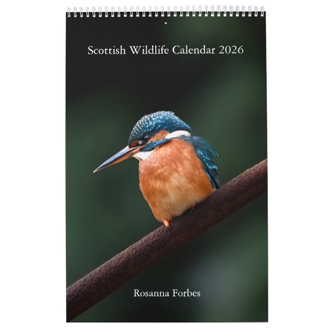 Calendar 2026 Scottish Wildlife  Kalender (Omslag)