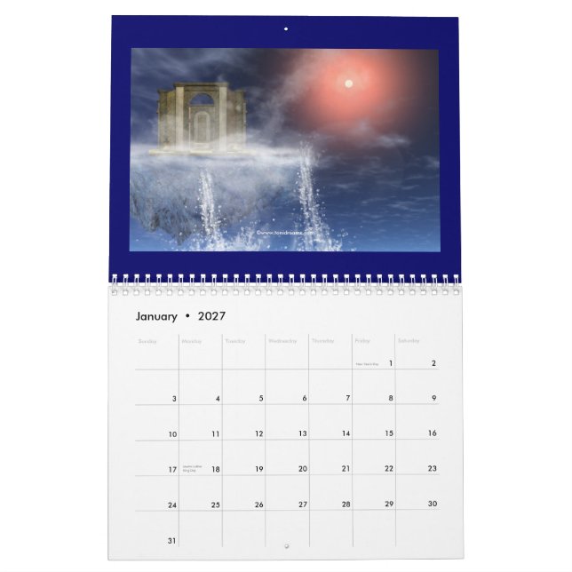 Calendar A 2008 Kalender (Jan 2027)