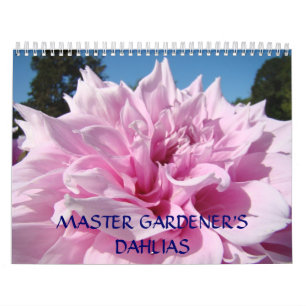 CALENDAR BLOMMIGT Mästare Gardener's Dahlias Gifts Kalender