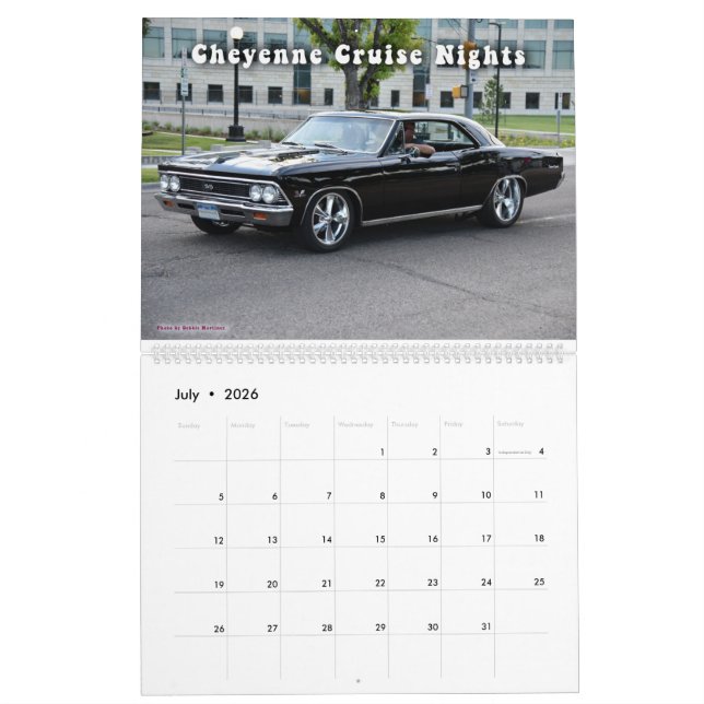 Calendar Cheyenne Cruise Nights Kalender (Jul 2026)