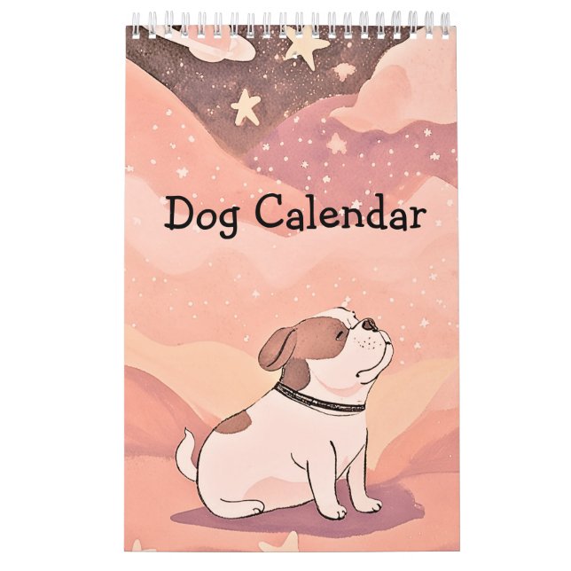 Calendar cute bulldog kalender (Omslag)
