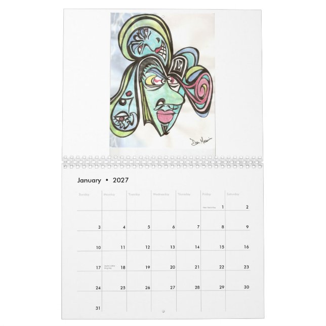 _calendar dan's_art/Etc. Kalender (Jan 2027)