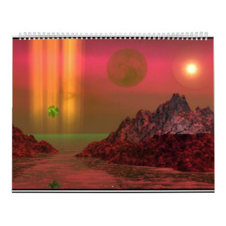 Calendar Fantasy Landscapes Kalender