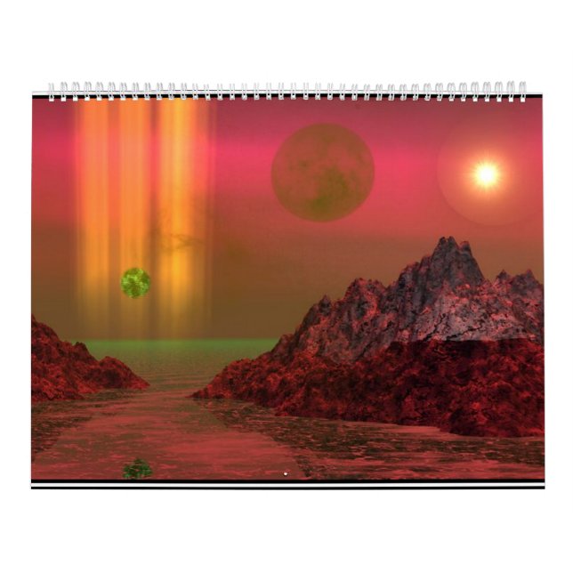 Calendar Fantasy Landscapes Kalender (Omslag)
