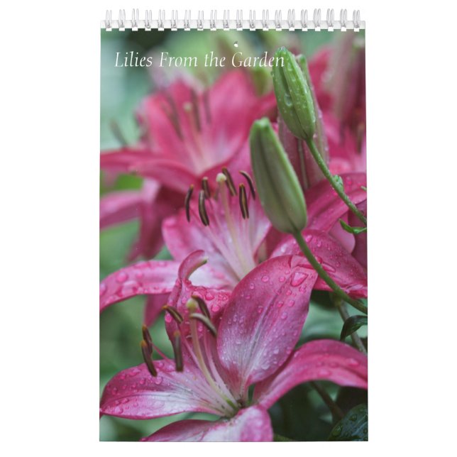 Calendar Lilies från Garden Kalender (Omslag)