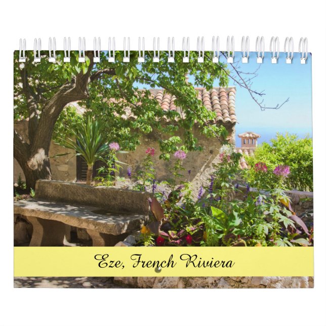 Calendar of Eze, på Fransken Riviera Kalender (Omslag)