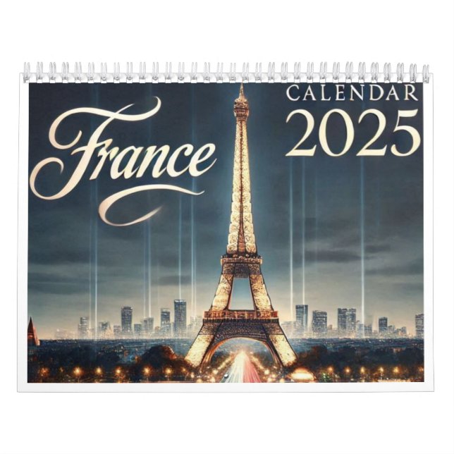 Calendar Romantic Natti Paris - 2025 Kalender (Omslag)