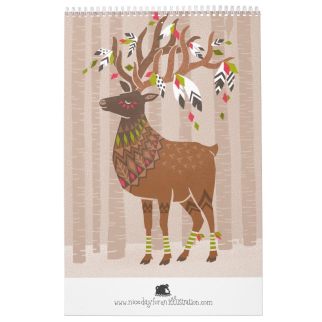Calendar wild animals kalender (Omslag)