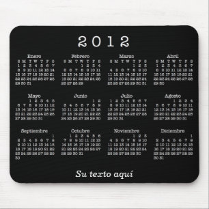 Calendario 2012 Españoles Musmatta