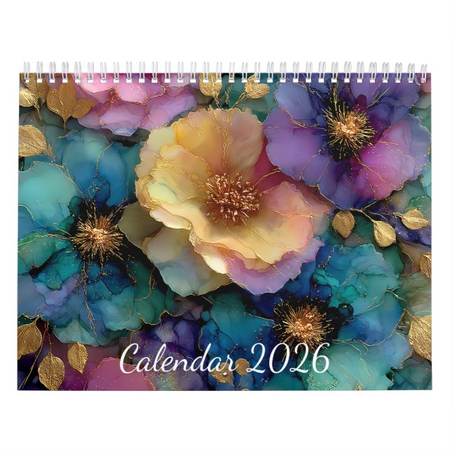 Calendario 2026 Flores Kalender (Omslag)