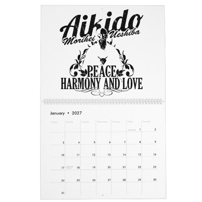 Calendário Aikido Kalender (Jan 2027)