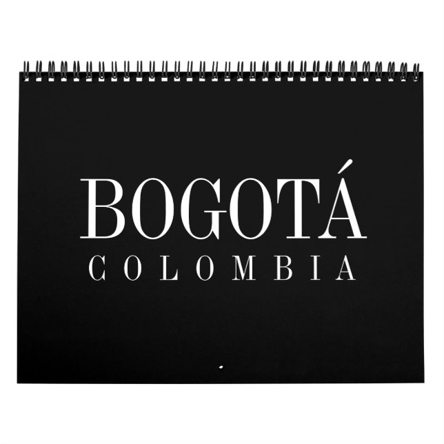 Calendario de pared, Bogotá, Colombia Kalender (Omslag)