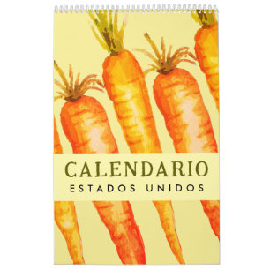Calendario Naturaleza Språk, USA 2026 Kalender