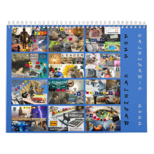 Calendario Signos del Zodíaco en Collage Kalender
