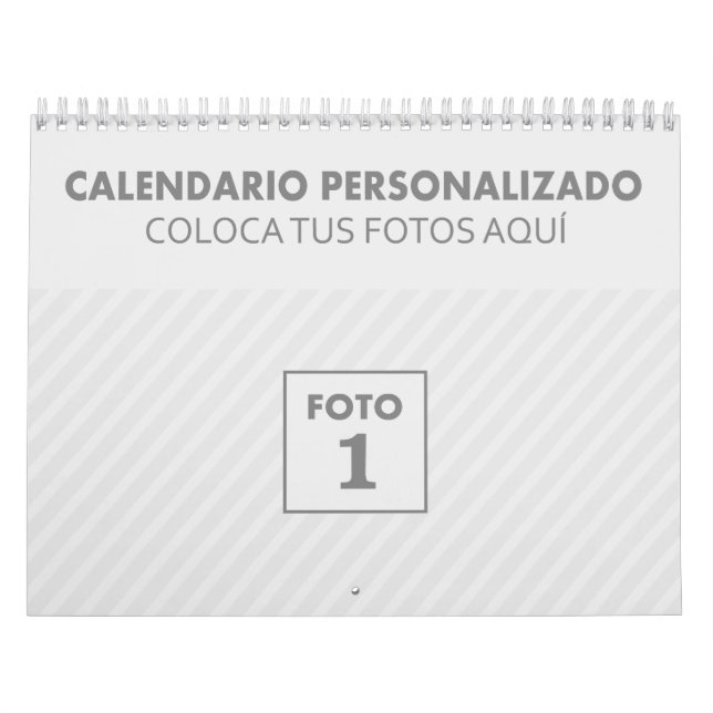 Calendarios personalizados 2024 con foto plantilla kalender (Omslag)