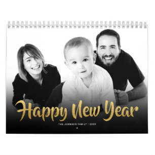 Calendars 2024 Family Photo Gott nytt år Kalender