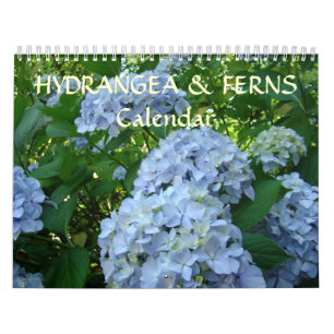 CALENDARS HYDRANGEAS & FERNS Kalendergåvor Kalender