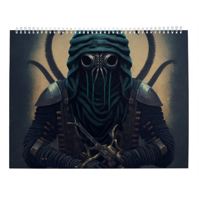 Calendars warrior fantasy 2023 kalender (Baksida)