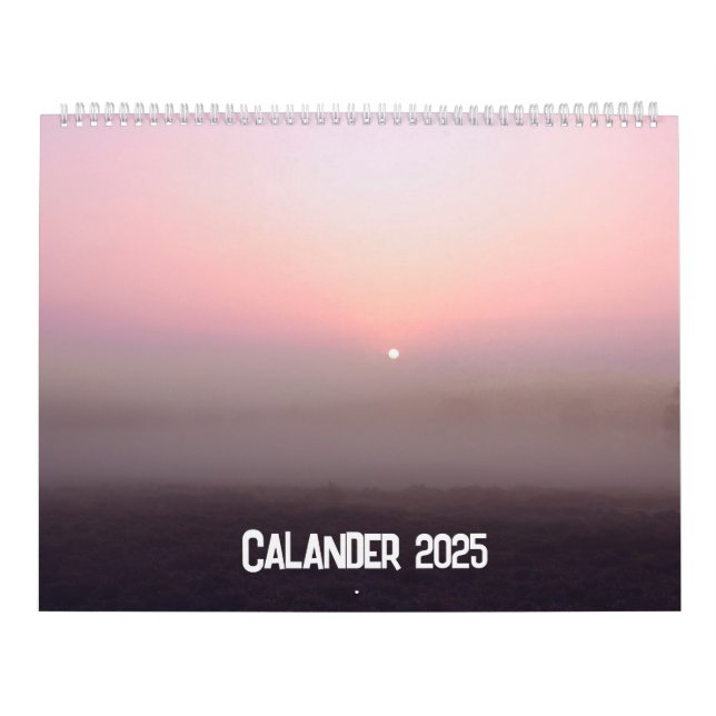 Calender 2025 kalender (Omslag)