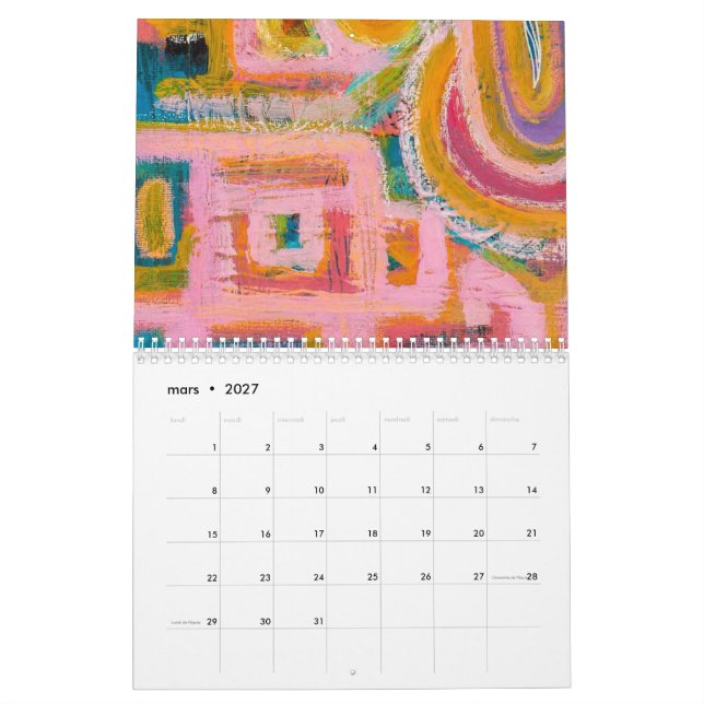 Calendrier 2025 Pat Blanche Art Kalender (Mar 2027)