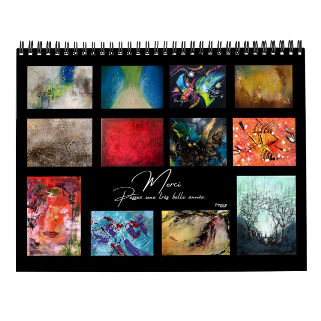 Calendrier 2025 - Peggy Drouault Kalender (Baksida)