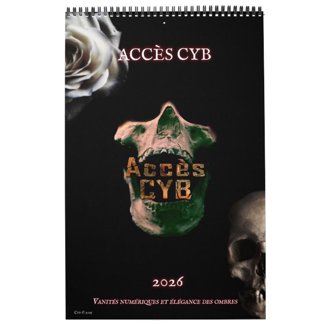 Calendrier artistique 2026 – Accès CYB Kalender (Omslag)