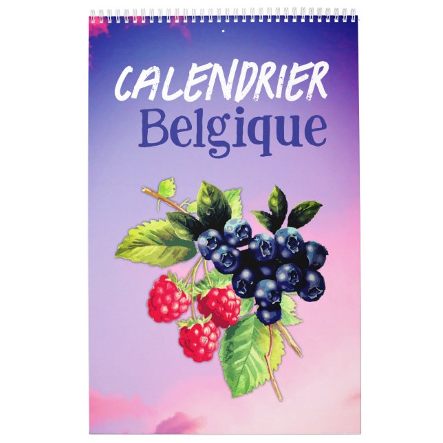 Calendrier Belgique 2026 Fransk Language Belgium Kalender (Omslag)