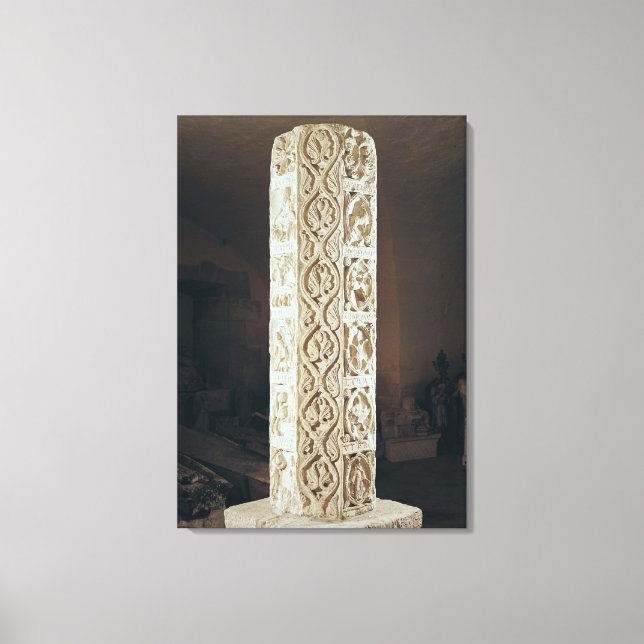 Calendrier de Saison', pelare som skildrar Canvastryck (Framsida)