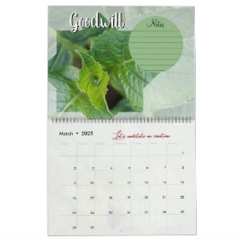 Calendrier Dieu méditation : étoile, mots & notes  Kalender