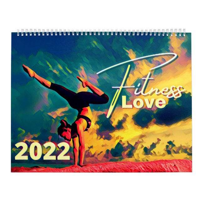 Calendrier Fitness Love Kalender (Omslag)