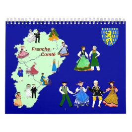 Calendrier Franche-Comté, France Kalender