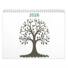 Calendrier Mural 2026 Mensuel - Art Nature Kalender