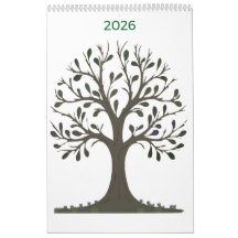 🌿 Calendrier Mural 2026 Saisonnier - Art Nature
