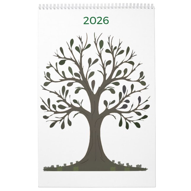 🌿 Calendrier Mural 2026 Saisonnier - Art Nature  Kalender (Omslag)
