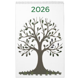 🌿Calendrier mural saisonnier - Changez l'année Kalender