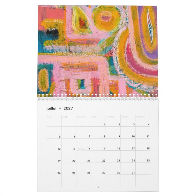 Calendrier Pat Blanche Art 2025 Kalender (Jul 2027)
