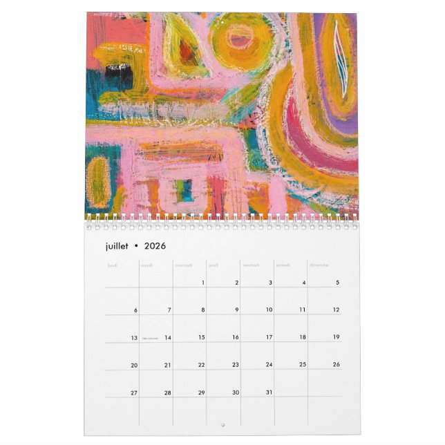 Calendrier Pat Blanche Art 2025 Kalender (Jul 2026)