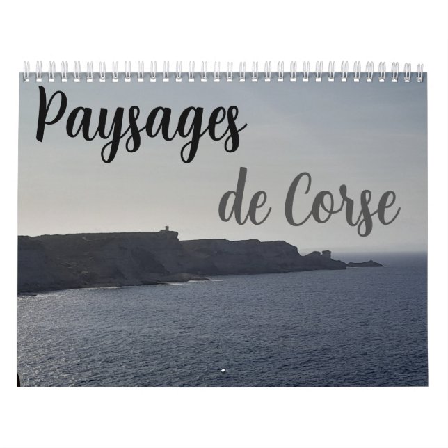 Calendrier "paysages de corse" kalender (Omslag)
