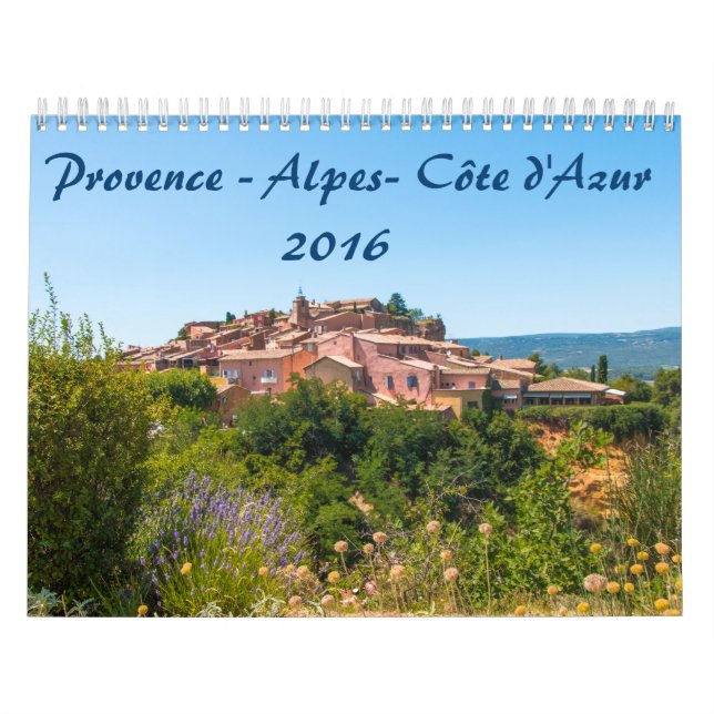 Calendrier Provence-Alpes-Côte d'Azur 2016 Kalender (Omslag)