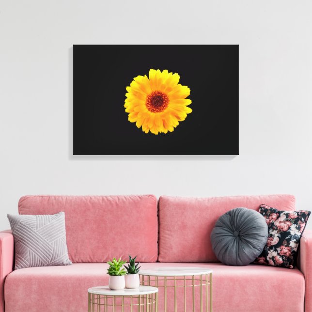 Calendula Officinalis Canvastryck (Insitu (Vardagsrum))