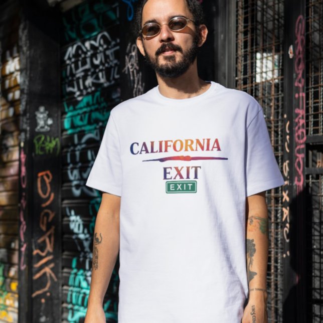 Calexit: California Independence - Polisstat T Shirt (#Political #State #USA #Trendy)